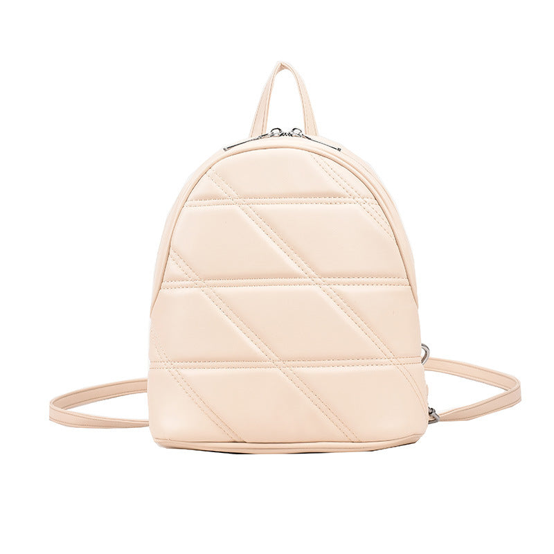 Wholesale Rhombus PU Leather Backpack